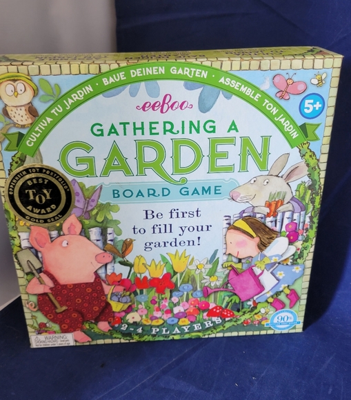 Brand New Gathering a Garden eco-friendly board game by eeBoo 2010 ages 5+ - Picture 3 of 8